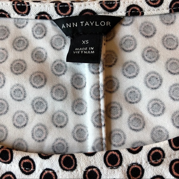 Ann Taylor Dotted Shirt - Picture 2 of 4